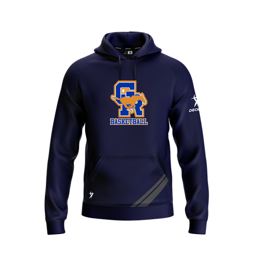 [FOLHSMNV-YXS-LOGO2] Decker Summit Hoodie (Youth XS, Navy, Logo 2)