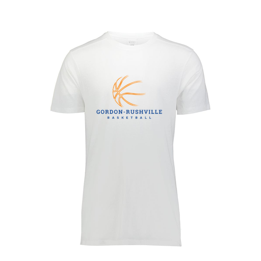 [FTSCUBWH-YS-LOGO3] Decker Youth Tri-Blend T-Shirt - Short Sleeve (Youth S, White, Logo 3)