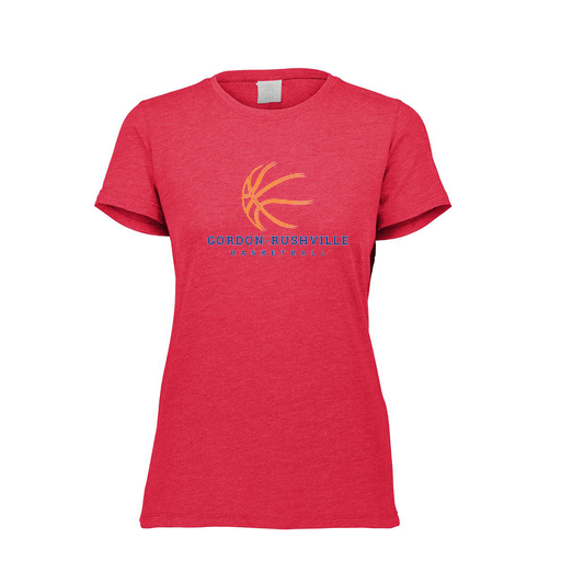 [FTSCUBRD-FAXS-LOGO3] Decker Women's Tri-Blend T-Shirt - Short Sleeve (Female Adult XS, Red, Logo 3)