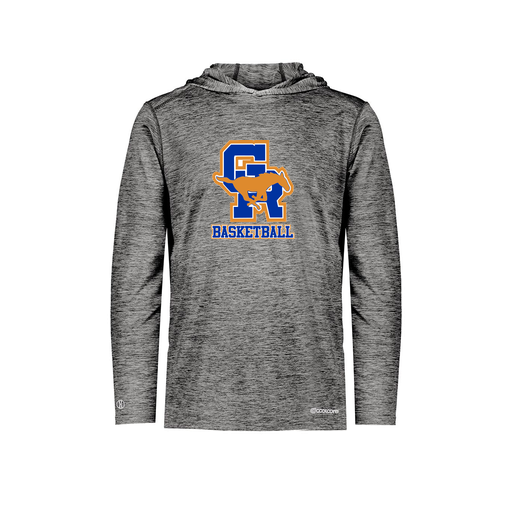 [FOLHCGBK-AS-LOGO2] Decker Men's Charge Hoodie (Adult S, Black, Logo 2)