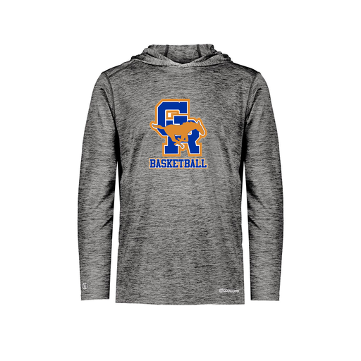 [FOLHCGBK-YS-LOGO2] Decker Youth Charge Hoodie (Youth S, Black, Logo 2)