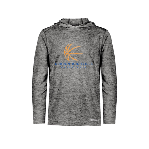 [FOLHCGBK-YS-LOGO3] Decker Youth Charge Hoodie (Youth S, Black, Logo 3)